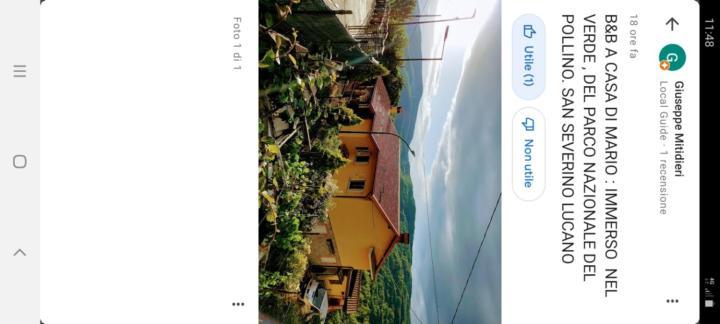 B&B A Casa Di Mario San Severino Lucano Εξωτερικό φωτογραφία